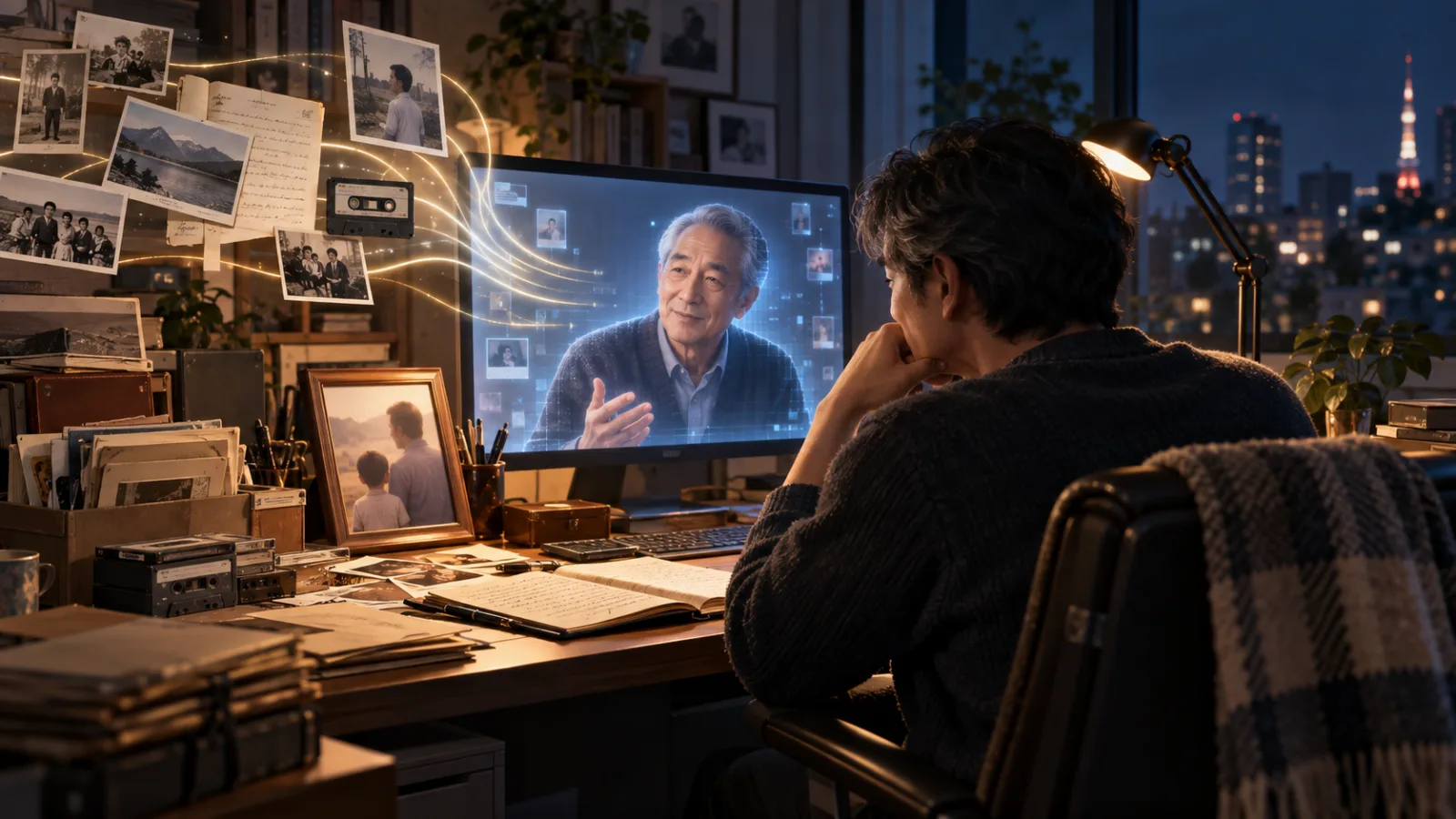 父亲明明已经过世 4 年，为什么他现在还能打开 AI 跟爸爸讨论工作？