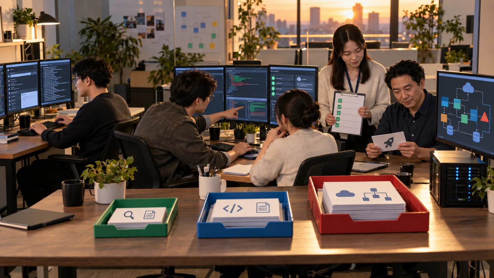 AI 商業案例｜2026/09/23：5 人軟體維護工作室怎麼用 Claude Opus 5.5？日常開發先跑 Opus，查找交小模型，卡兩次才升 Fable