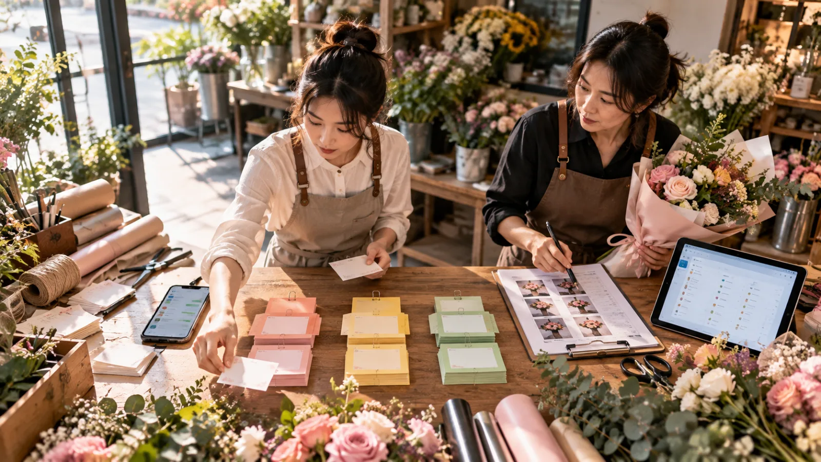AI 商業案例｜2026/10/26：4 人花店怎麼用 AI 整理訂單？LINE、IG 詢問先變清單，花材與配送仍由店長確認